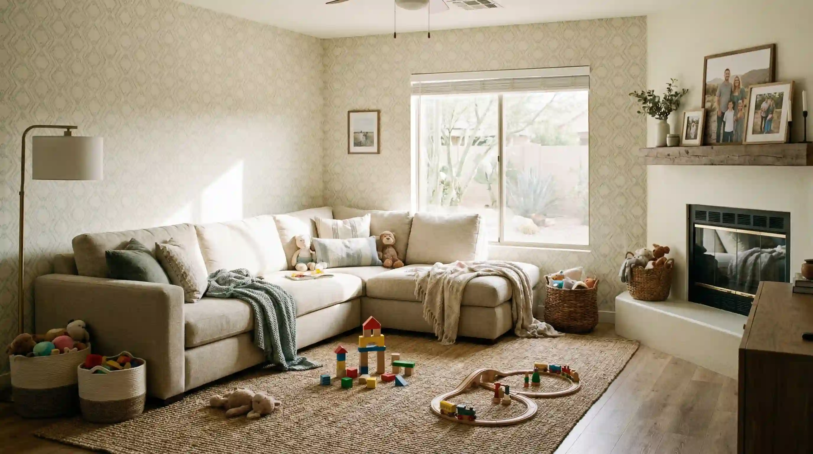 Historic home wallpaper restoration and preservation