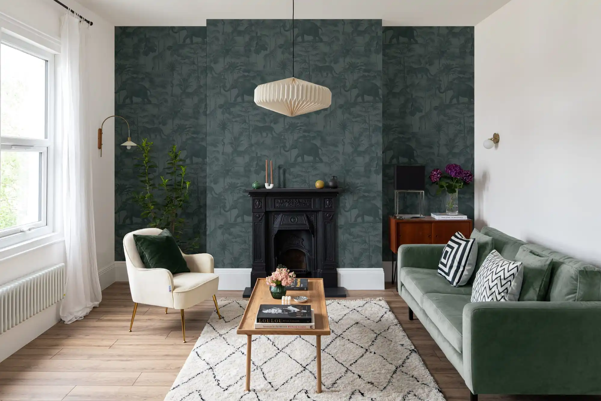 Residential wallpaper installation service in Massachusetts